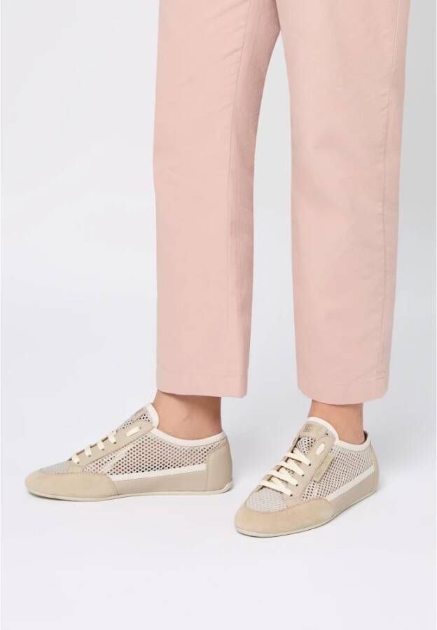 Candice Cooper Leather and fabric sneakers Dafne 2