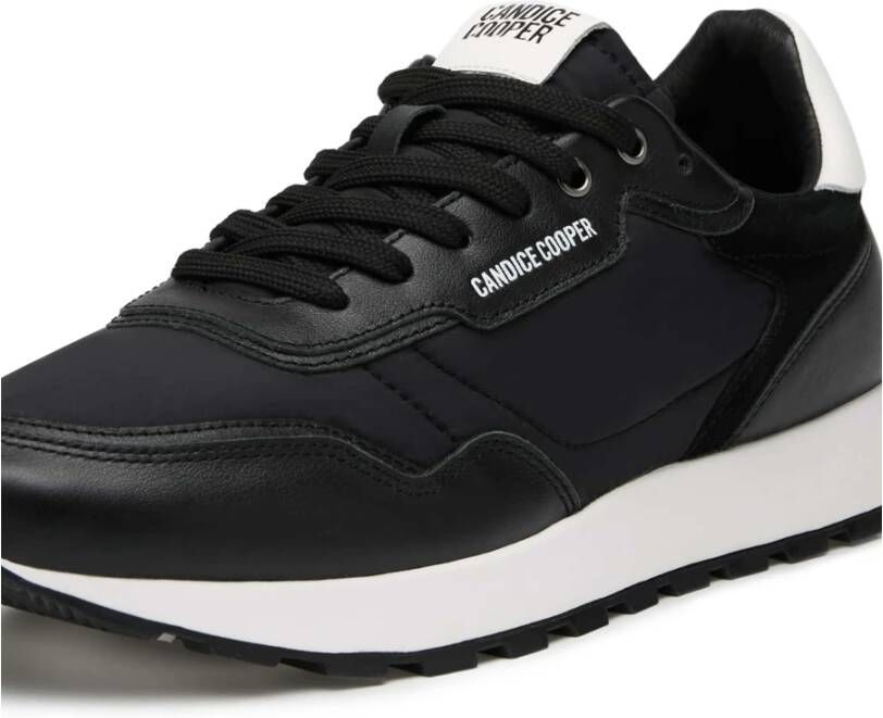 Candice Cooper Leather and fabric sneakers Plume 2 Man.