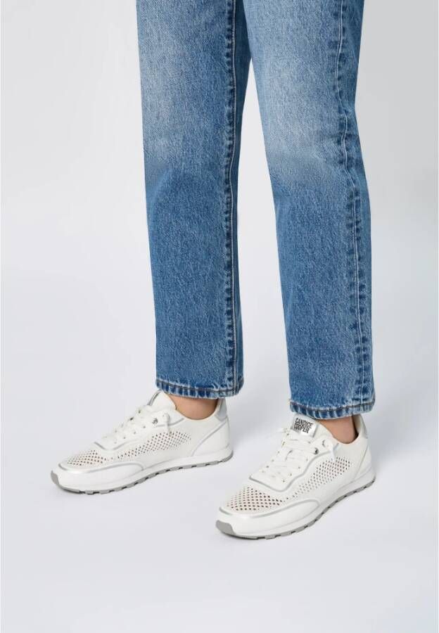 Candice Cooper Leather and fabric sneakers Plume Flyknit.