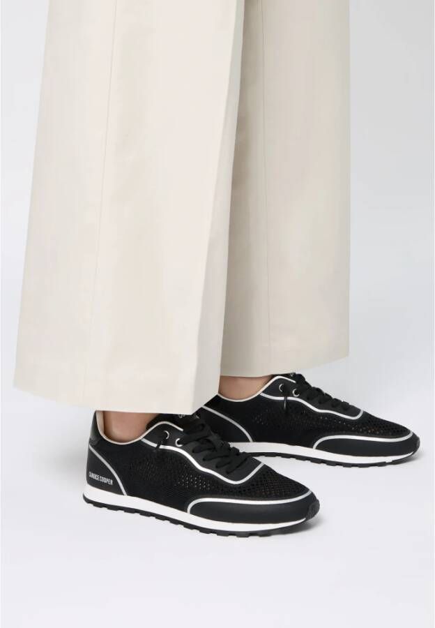 Candice Cooper Leather and fabric sneakers Plume Flyknit.