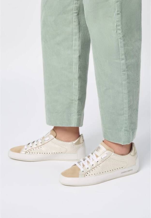 Candice Cooper Leather and suede sneakers Dafne