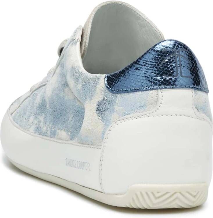 Candice Cooper Leather and suede sneakers Dafne Blue Dames