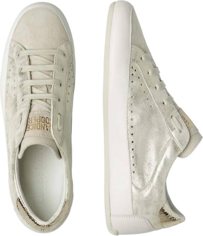 Candice Cooper Leather and suede sneakers Dafne Gray Dames