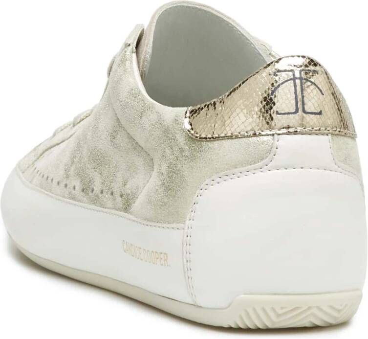 Candice Cooper Leather and suede sneakers Dafne Gray Dames