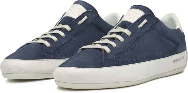 Candice Cooper Leather and suede sneakers Danny Blue Heren