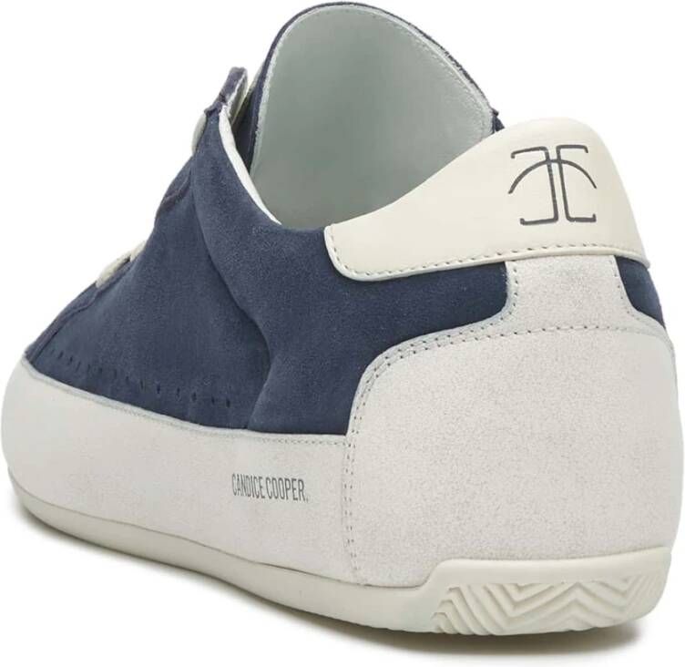 Candice Cooper Leather and suede sneakers Danny Blue Heren