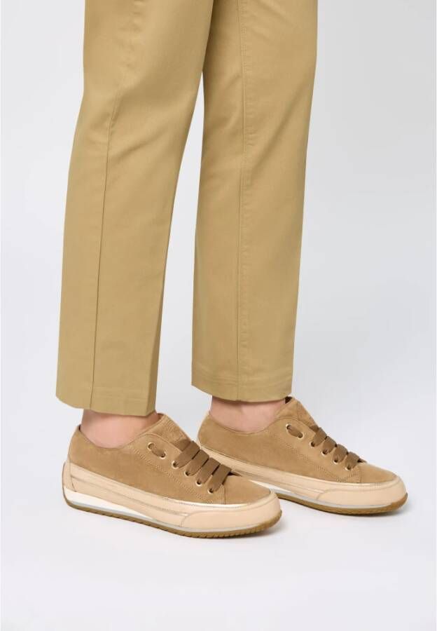 Candice Cooper Leather and suede sneakers Janis Strip Chic S