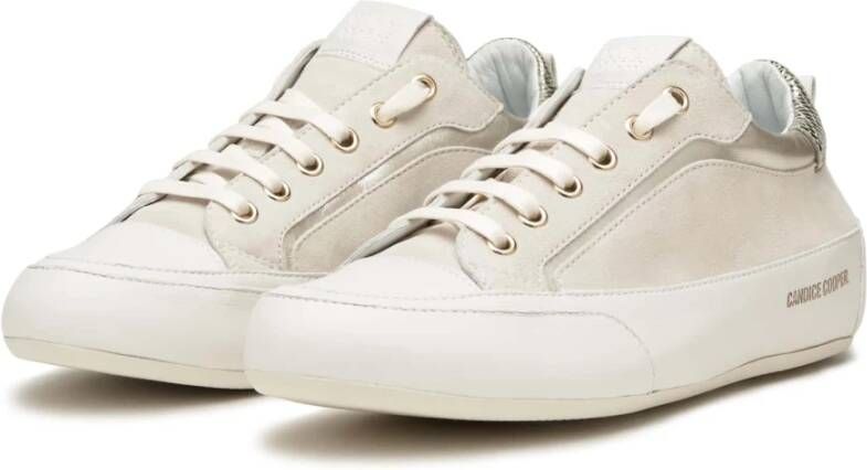 Candice Cooper Leather and suede sneakers Kendo Beige Dames