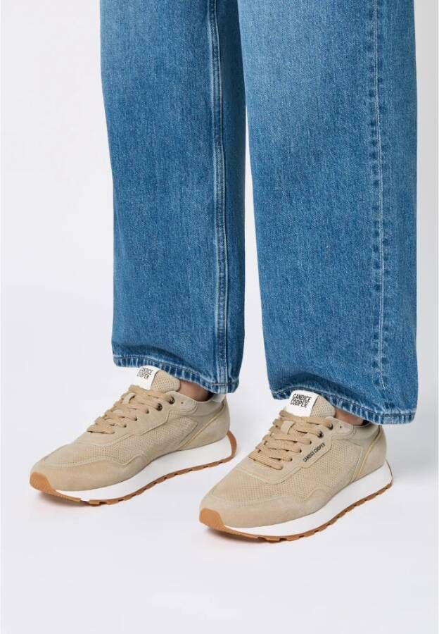 Candice Cooper Leather and suede sneakers Plume 2 Man.