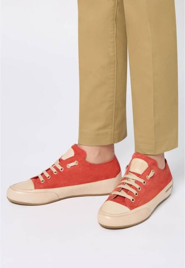 Candice Cooper Leather and suede sneakers Rock S