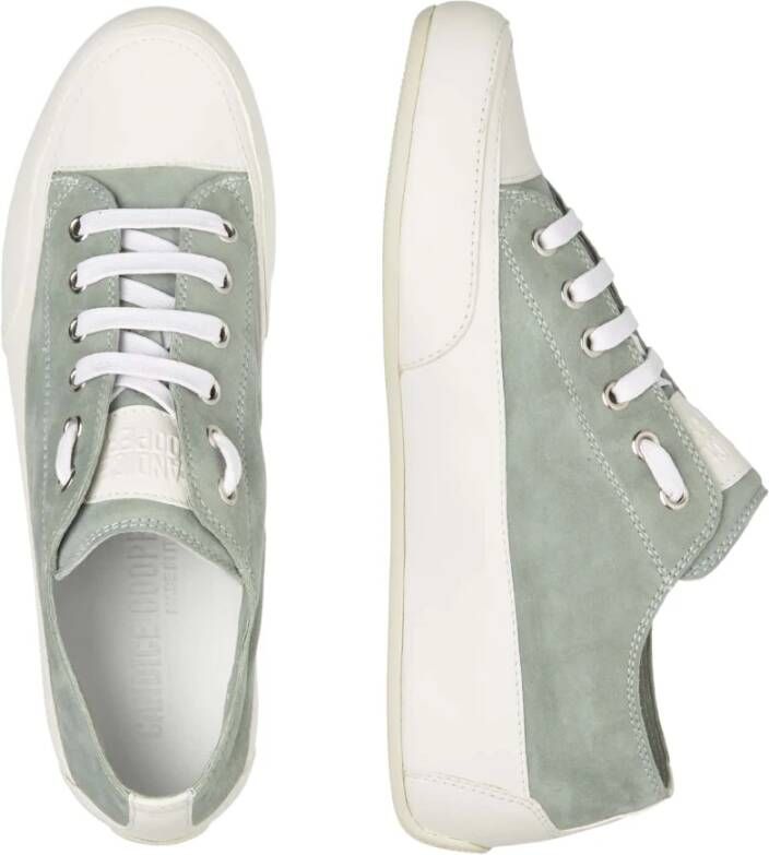 Candice Cooper Leather and suede sneakers Rock S Green Dames