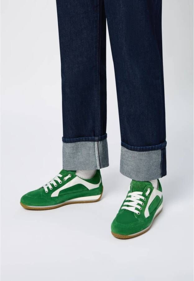 Candice Cooper Leather and suede sneakers Runlo Flash