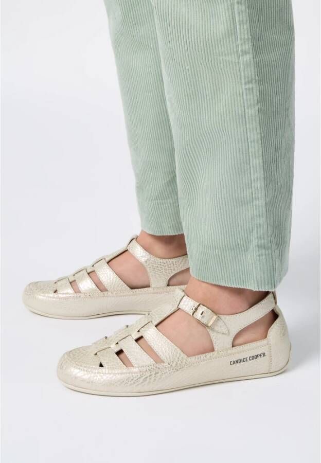 Candice Cooper Leather sandals Rock T-Bar
