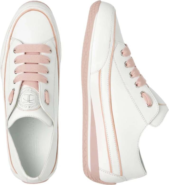 Candice Cooper Leather sneakers Janis Strip Chic S White Dames