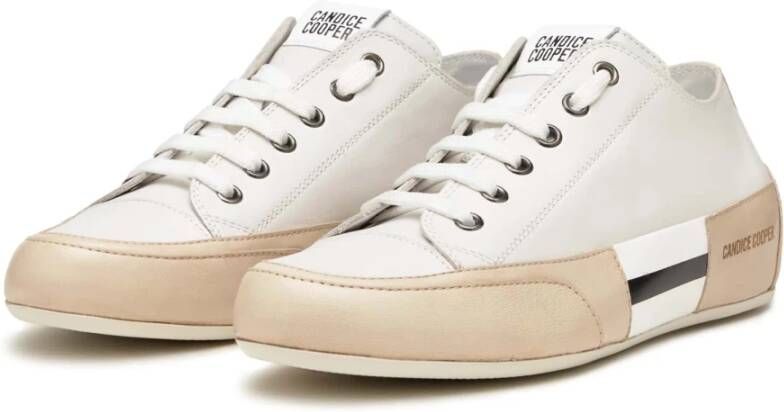 Candice Cooper Leather sneakers Rock Patch S White Dames