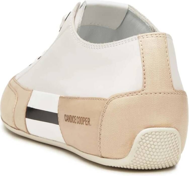 Candice Cooper Leather sneakers Rock Patch S White Dames