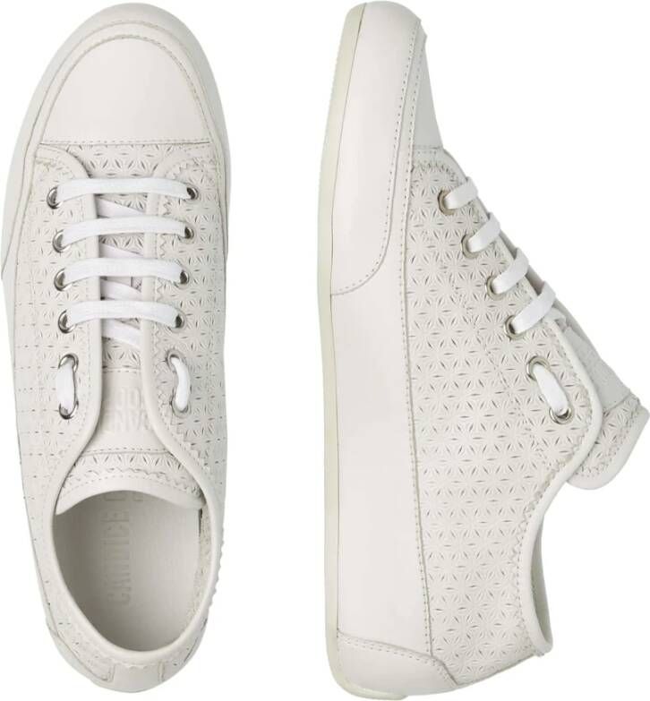 Candice Cooper Leather sneakers Rock Piping ZIG White Dames