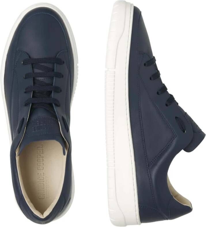 Candice Cooper Leather sneakers Vito 06 SF Blue Heren