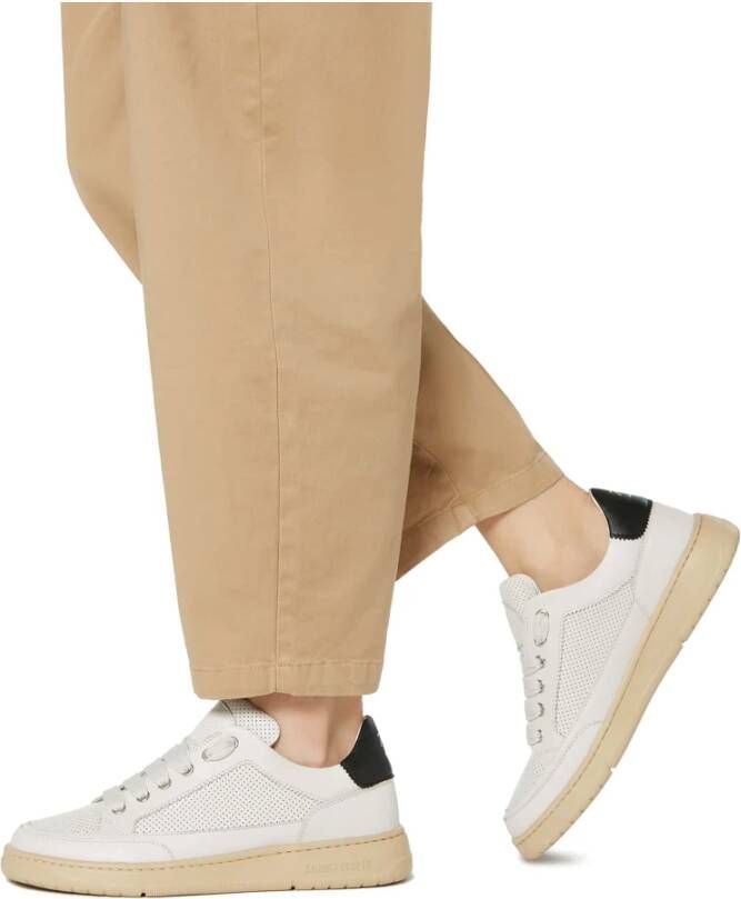Candice Cooper Nappa leather sneakers Velanie ZIG White Dames