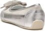 Candice Cooper Silver nappa leather ballet flats Candy BOW Gray Dames - Thumbnail 5
