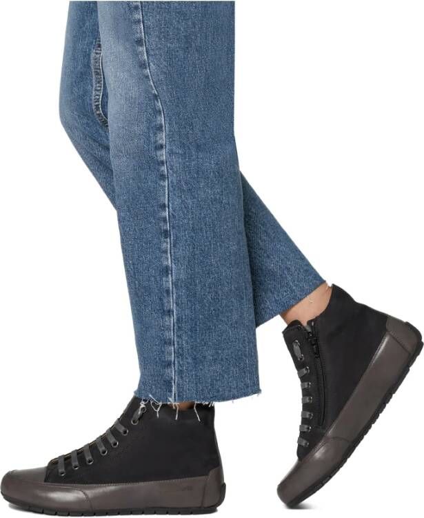 Candice Cooper Suede and leather ankle sneakers Plus Blue Dames