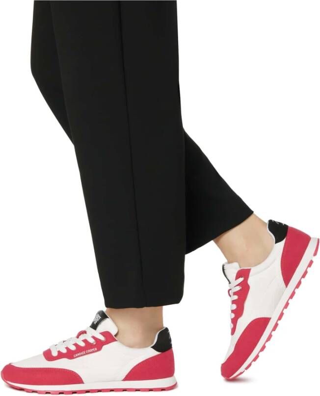 Candice Cooper Suede and technical fabric sneakers Plume. Multicolor Dames