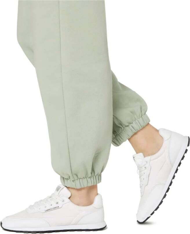 Candice Cooper Suede and technical fabric sneakers Plume. White Dames