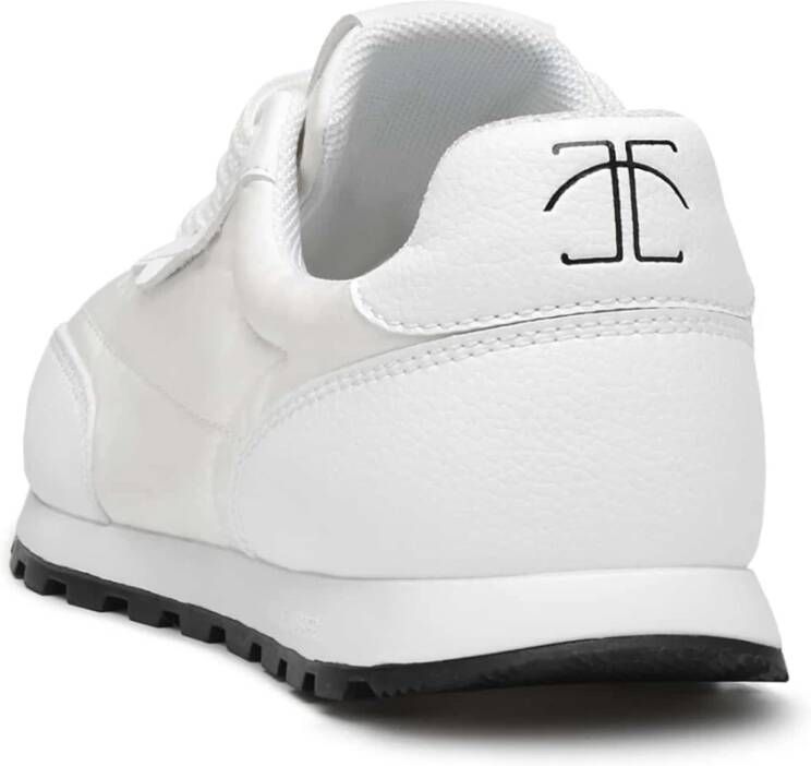 Candice Cooper Suede and technical fabric sneakers Plume. White Dames