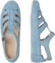 Candice Cooper Suede sandals Rock T-Bar Blue Dames - Thumbnail 3