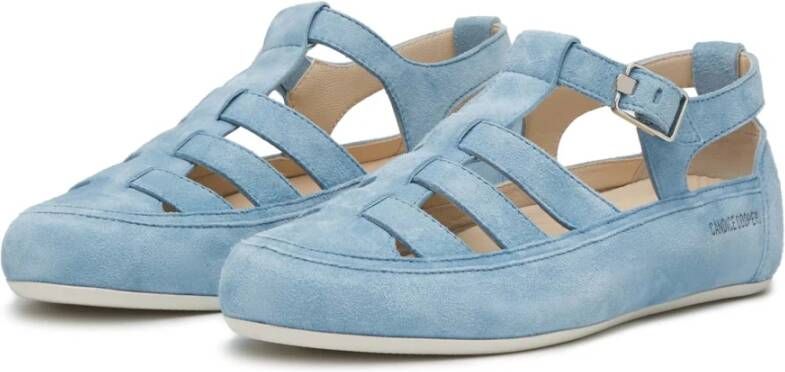 Candice Cooper Suede sandals Rock T-Bar Blue Dames