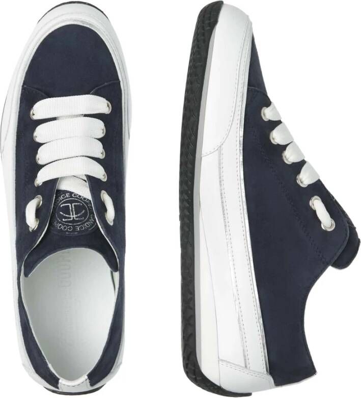 Candice Cooper Suede sneakers Janis Strip Chic S Blue Dames