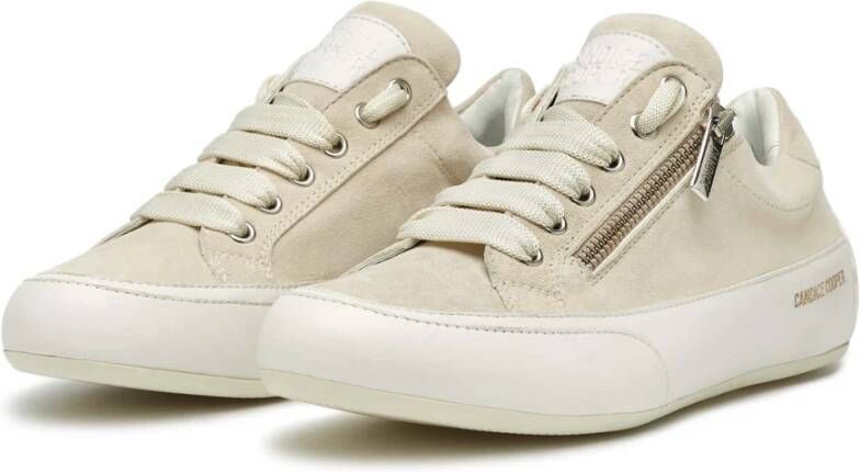 Candice Cooper Suede sneakers Rock 1 ZIP Chic Beige Dames