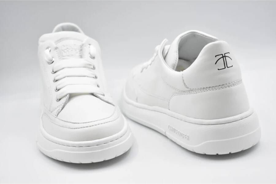 Candice Cooper Witte platte schoenen White Dames