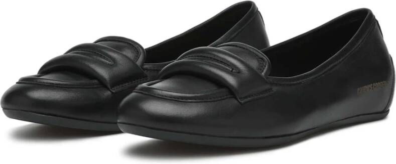 Candice Cooper Zachte leren sportieve loafers Black Dames