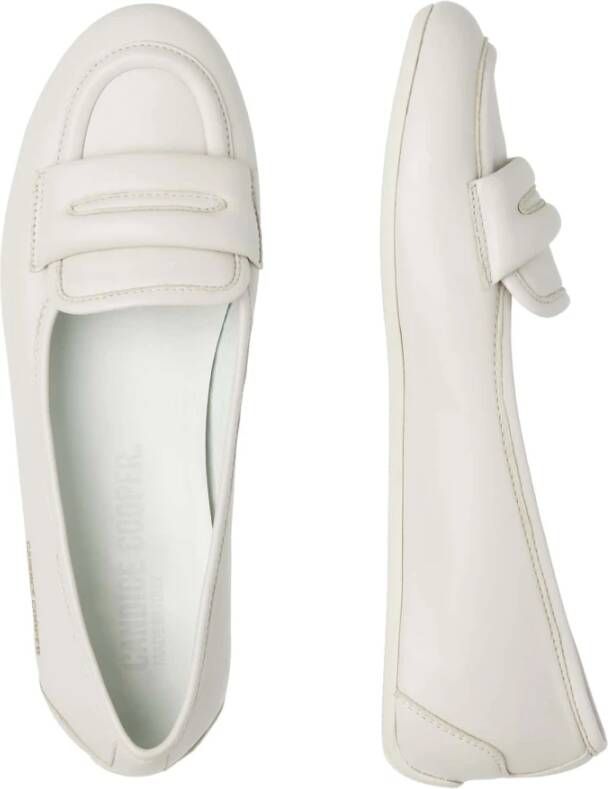 Candice Cooper Zachte leren sportieve loafers White Dames