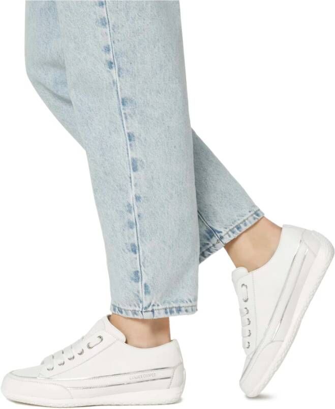 Candice Cooper Leather sneakers Janis Strip Chic S White Dames