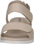 Caprice Beige Casual Open Platte Sandalen Beige Dames - Thumbnail 5