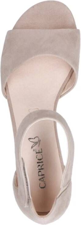 Caprice beige elegant open sandals Beige Dames