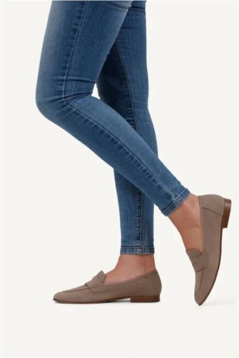 Caprice Beige Gesloten Mocassins Loafers Dames