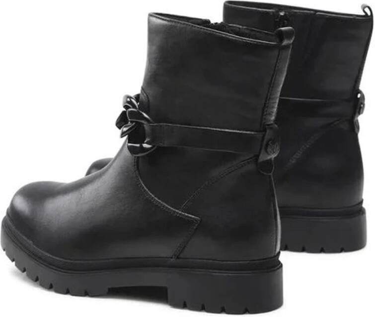 Caprice black casual closed booties Zwart Dames