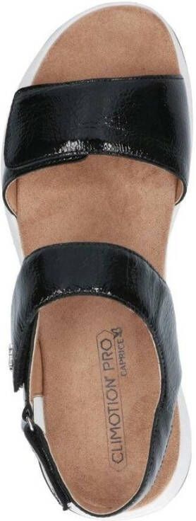 Caprice black casual open sandals Zwart Dames