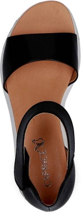 Caprice black casual open sandals Zwart Dames