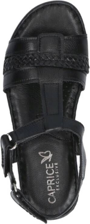 Caprice black casual open sandals Zwart Dames