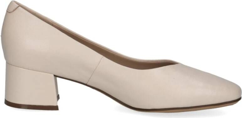 Caprice Elegante Beige Gesloten Formele Zakelijke Schoenen Beige Dames