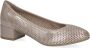 Caprice Elegante Metallic Gesloten Formele Schoenen Beige Dames - Thumbnail 4