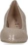 Caprice Elegante Metallic Gesloten Formele Schoenen Beige Dames - Thumbnail 5