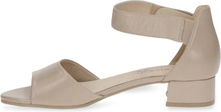 Caprice Flat Sandals Beige Dames
