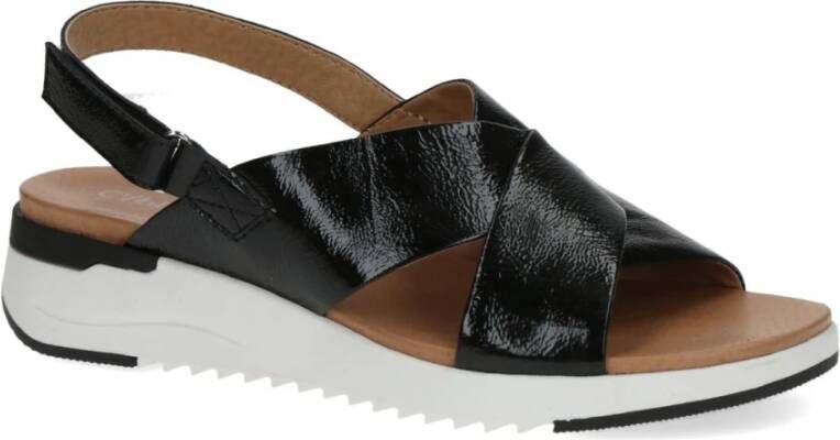 Caprice Flat Sandals Zwart Dames