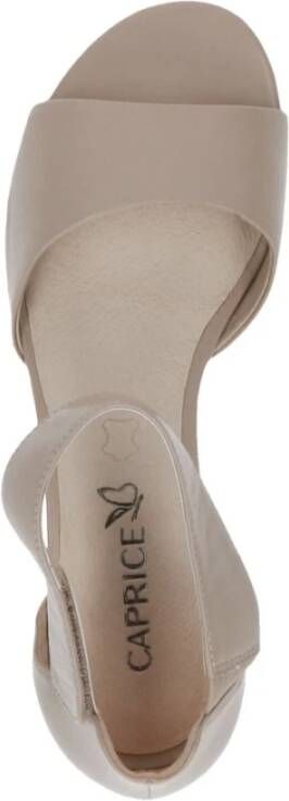 Caprice High Heel Sandals Beige Dames