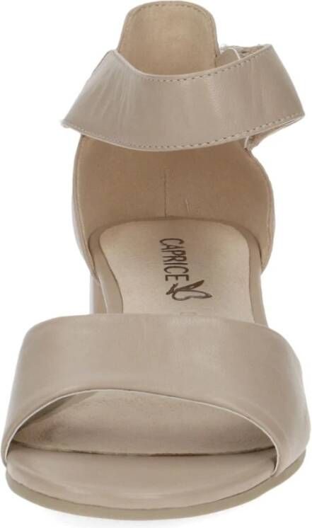 Caprice High Heel Sandals Beige Dames